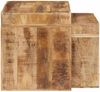vidaXL Satztische 2 pcs Braun 46 x 40 x 46 cm Massivholz Mango 4104559 Bild 5