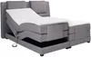 Vente-unique - CASTEL Bett Stoff Grau - B 183 cm x H 125 cm x L 218 cm Bild 3