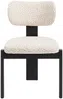 Vente-unique - WILANA Stuhl Stoff BeigeBeige - B 60 cm x H 85 cm x L 56 cm Bild 3