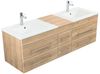 Badmöbel Milano XL 172cm Doppel- Waschtisch SoftClose eiche hell : Eiche hell Bild 2