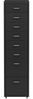 Rollcontainer Kökar mit 8 Schubladen 109x28x41 cm Schwarz [en. casa] Bild 4