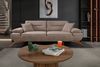 Sitzgruppe/Sofa Set - Wohnzimmergarnitur "Acantha" 3+3+1+1-Hellbraun/Beige Bild 2