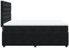 vidaXL Boxspringbett mit Matratze Schwarz 160x200 cm Samt 3292396 Bild 5