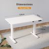 Höhenverstellbarer Schreibtisch Elektrisch 120x60 cm Standing Desk Bild 2