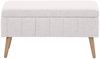 OTTO home Truhenbank AMIRA Sitzbank mit Stauraum, Maße B/T/H: 81/36/43 cm, mit Staufach, in 3 Bezugsqualitäten mit feiner Steppung Bild 3