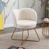 WAHSON OFFICE CHAIRS Cocktailsessel Kunstfell Akzentstuhl Loungesessel Bild 5