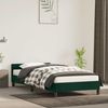 Einzelbettgestell Design für Erwachsene ohne Matratze Dunkelgrün 90x190 cm Samt d4813e Bild 2