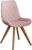 Home affaire Schalenstuhl Bratislava (Set, 2 St), Gestell Eiche massiv geölt, Easy Care-Stoff Bild 3