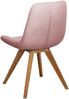 Home affaire Schalenstuhl Bratislava (Set, 2 St), Gestell Eiche massiv geölt, Easy Care-Stoff Bild 4
