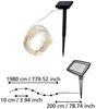 Eglo 48886 Solarleuchte Z_SOLAR schwarz LED 200X0,03W L:1990cm B:0. 5cm H:0. 5cm mit Schalter ein/aus Bild 4