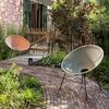 Gartensessel Kazoun - Wicker & Metall, Orange Bild 2