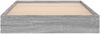 vidaXL Bodenbettgestell Grau Sonoma 80 x 200 cm Holzwerkstoff 8009079 Bild 4