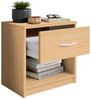 Nachtkommode >Pepe< in Buche Nachbildung - 39x41x28cm (BxHxT) Bild 5