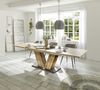 Esstisch ausziehbar Elena 160x90x76 Plankeneiche/Asteiche 13994-160 Bild 4