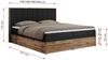 Boxspringbett, Schlafzimmerbett, Bettkasten - BELLISSIMO - 140 x 200 cm - Schwarz Kunstleder - H3 Bild 5