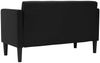 vidaXL Zweisitzer-Sofa Schwarz 111 cm Samt 4100574 Bild 5