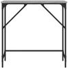 Konsolentisch, Beistelltisch, Konsole Grau Sonoma 75x32x75 cm Holzwerkstoff Bild 4