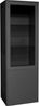Maeusbacher Imola Standvitrine anthrazit matt lack / glas anthrazit glanz BxHxT: 61 x 179 x 42 cm Bild 2
