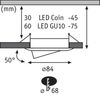 Paulmann No. 92490 Einbauleuchte CHOOSE Spot schwenkbar max. 10W Alu gedreht 230V Bild 4