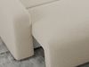 Ecksofa L-form, mit Schlaffunktion und Bettkasten - ARGOS, Beige, Boucle Bild 3