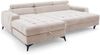 AX LIVING Beige Eckcouch mit Schlaffunktion Arkucio Mini 260 cm L Bild 5
