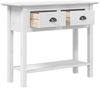 vidaXL Konsolentisch BODO Weiß 91x35x74 cm Massivholz Kiefer 355071 Bild 4