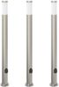 vidaXL Pollerleuchten mit Auslass 3er 110 cm Edelstahl IP44 4006016 Bild 2