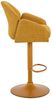 Barhocker Hilda / Holly H, Webstoff, Gelb, 52 x 96 x 53 cm Bild 3