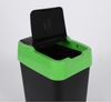 6x Abfalleimer Schwing Klappdeckel 18L Müll Küche Box Behälter Korb Trenner Bild 5