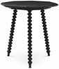 Casa Padrino Luxus Beistelltisch Schwarz H. 65,5 cm - Wohnzimmer & Hotel Möbel Bild 2