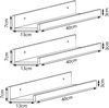 Wandregalset Gildeskål 3er Set 40x13x7cm Bambus [en. casa] Bild 3