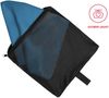 4 x fleuresse Sport Handtuch 40x80 cm High-Tech-Reise Handtücher 3450-2 blau Bild 3