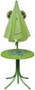vidaXL 3-tlg. Garten-Bistro-Set für Kinder mit Sonnenschirm grün Bild 3
