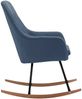 Schaukelstuhl Blau Stoff [289541] Bild 4