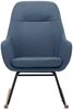 Schaukelstuhl Blau Stoff [289541] Bild 3