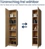 Home Collective Regal mit 5 Ebenen Aktenschrank mit 4 Einlegeböden und 1 Tür, in mattem Finish Standregal 39 cm breit sonoma Bild 4