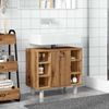 vidaXL Badschrank Artisan-Eiche 60x32x53,5 cm Holzwerkstoff 856145 Bild 4