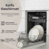 SÄNGER Steingut Geschirrset Korfu,Tafelservice 16 teilig für 4 Personen Bild 4
