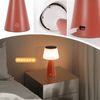 ZMH Solar-Tischlampe mit wiederaufladbarem Akku – kabellose LED-Nachttischlampe, 3600 mAh wiederaufladbar, Touch-Dimmer, rote Lampe mit USB-Akku, Tischlampe und Outdoor Bild 5