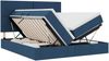 vidaXL Aufbewahrungsbett mit Kopfteil Blau 200 x 200 cm Kunstleder 3372196 Bild 2