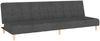 vidaXL Schlafsofa 2-Sitzer Dunkelgrau Stoff 375755 Bild 2
