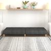 vidaXL Schlafsofa 2-Sitzer Dunkelgrau Stoff 375755 Bild 3