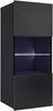 AX LIVING Anbauwand Wohnzimmer Kossana 11 – 300cm Breite, Schwarz/Weiß Bild 5