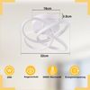 Nettlife LED Deckenleuchte Schwarz/Weiß Dimmbar Modern 28W/46W Küchenlampe, Nicht dimmbar, LED fest integriert, Warmweiß, Küche Flur Kinderzimmer Schlafzimmer Bild 2