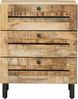 vidaXL Nachttisch Natur 50 x 33 x 62 cm Massivholz Mango 4018853 Bild 4