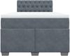 vidaXL Boxspringbett mit Matratze Dunkelgrau 120x190 cm Samt 3286265 Bild 4