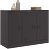 vidaXL Sideboard Schwarz 99x39x73 cm Stahl 841721 Bild 4