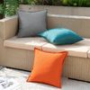Outdoor Kissenbezüge Set wasserdicht 50x50 cm grau für Garten Sofa Bett Bild 5