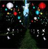 MARELIDA LED Lampion LED Lampion kaltweiße LED D: 20cm Kugel Laterne Partylampion rot, LED Classic, kaltweiss (5300K bis 6000K) Bild 4