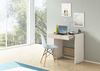 Dmora Schreibtisch Adri, moderner Schreibtisch mit Schublade, Arbeits- oder Bürotisch für PC-Buchhalter, 100 % Made in Italy, 80 x 40 x 79 cm, Weiß und Eiche, Bild 2